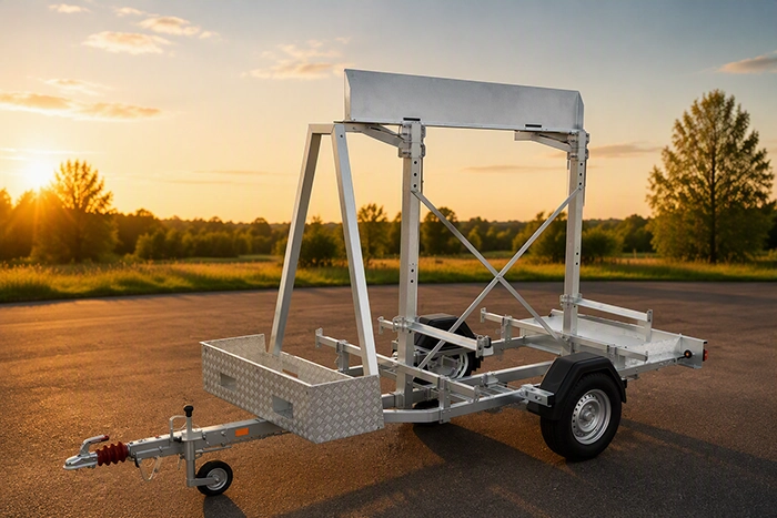 Ställningstrailer Säkra och smidiga trailers för transport av ställning. Se produkter >