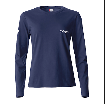 Basic Långärmad T-shirt Dam