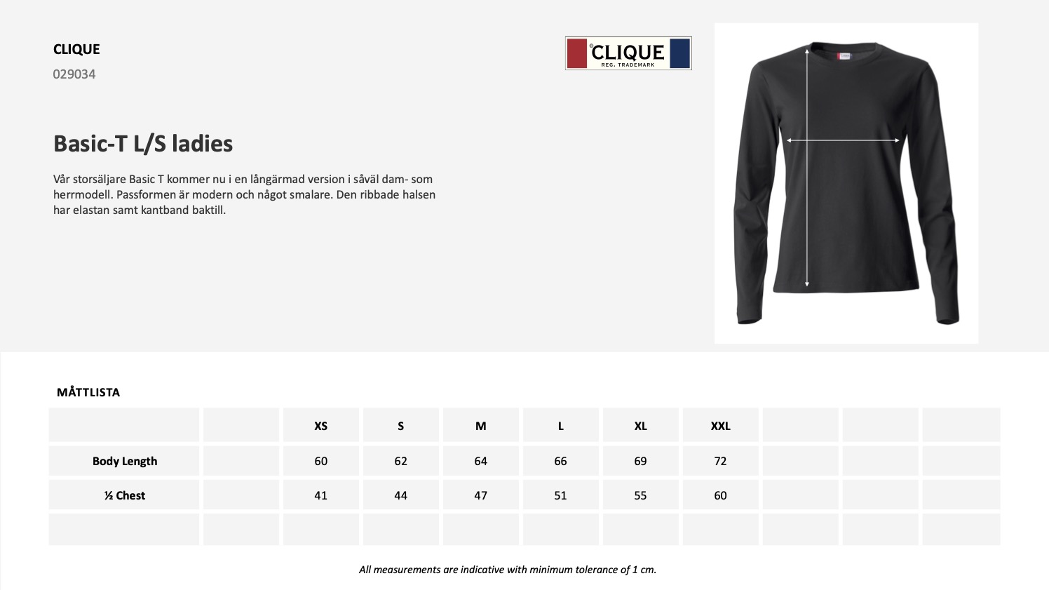 Basic Långärmad T-shirt Dam - 2