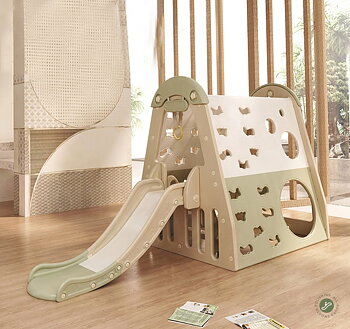 Kids Zone - Aktivitetshus med rutschkana och gunga