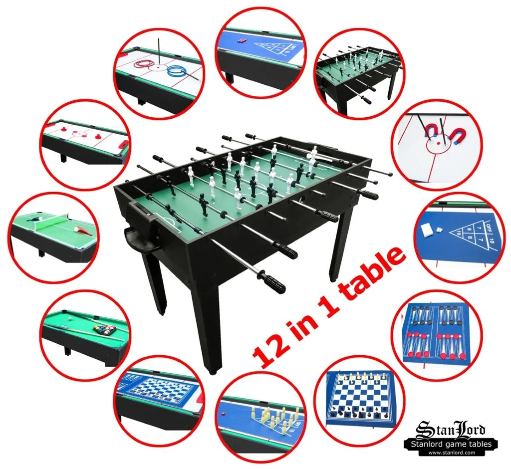 Stanlord torino multi table 12in1 - 2