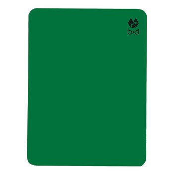 b+d tarjeta de árbitro verde