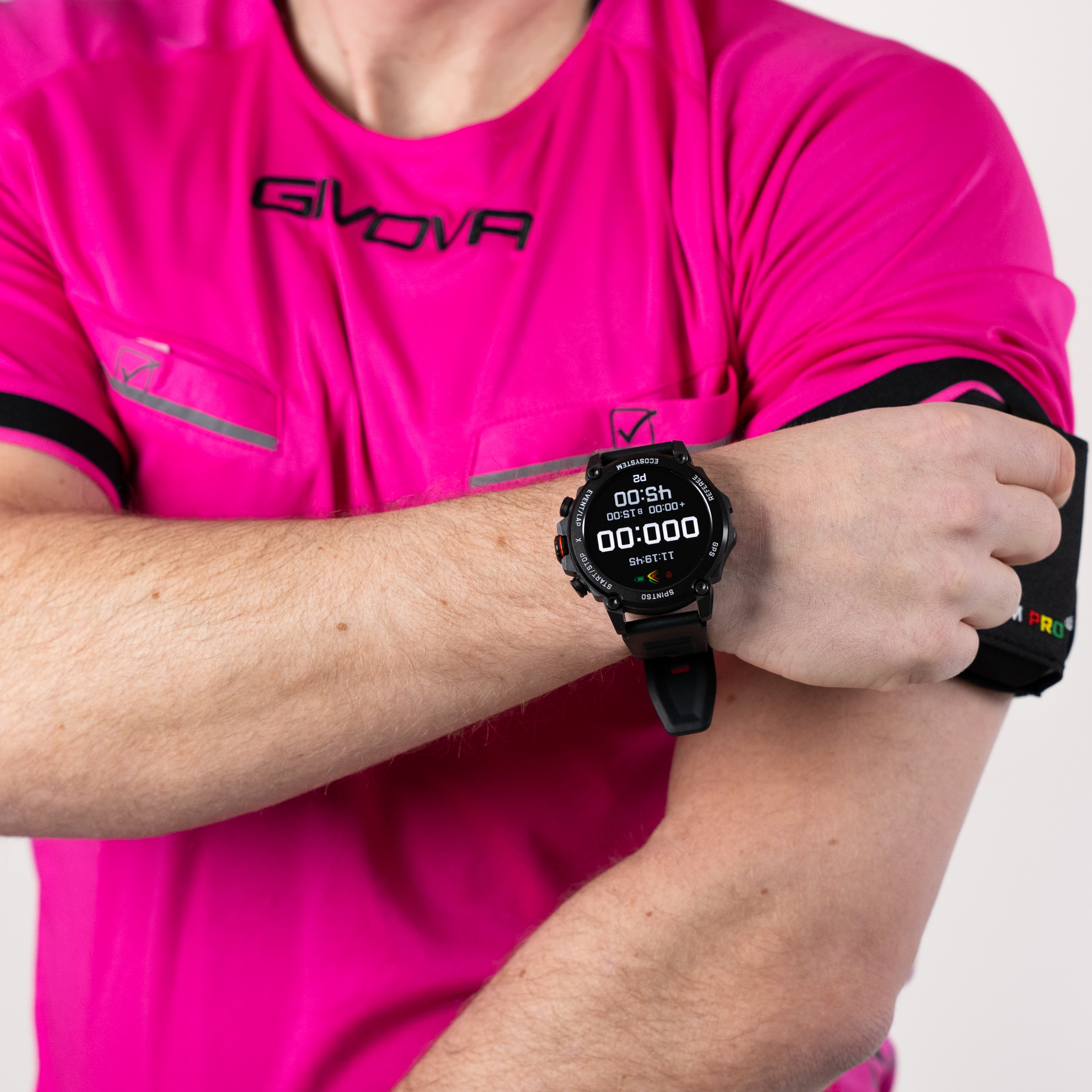 Orologio per arbitri Spintso S2 Pro con promemoria chiari