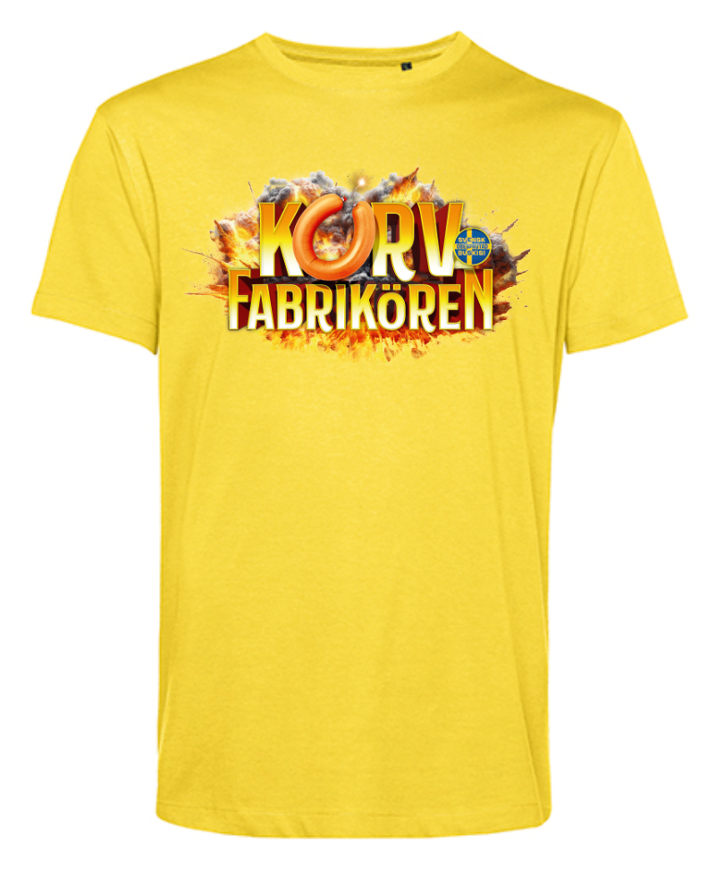 T-shirt&nbsp; Korvfabrikören Gul