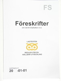 C. Föreskrifter