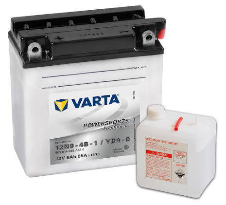 Varta Mc-batteri YB9-B 12v 9Ah