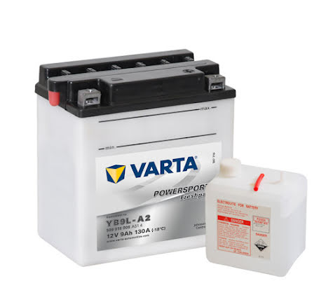 Varta Mc-batterie YB9L-A2 12v 9Ah