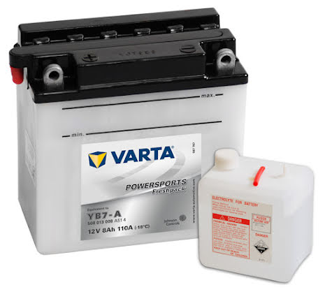 Varta Mc-batteri YB7-A 12v 8Ah