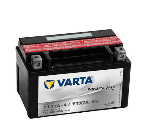 Varta Mc-batteri AGM YTX7A-BS 12v 6Ah
