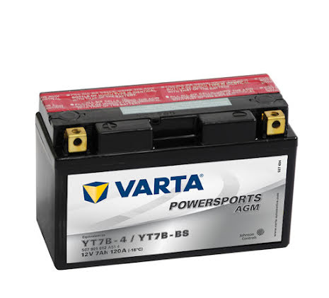 Varta Mc-batteri AGM YT7B-BS 12v 7Ah