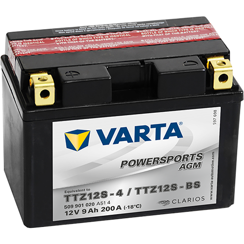 Varta Mc-batteri AGM YTZ12S-BS 12v 9Ah