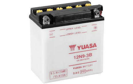 Yuasa Mc batteri 12N9-3B 12v 9,5 Ah