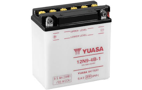 Yuasa Mc batteri 12N9-4B-1 12v 9,5 Ah