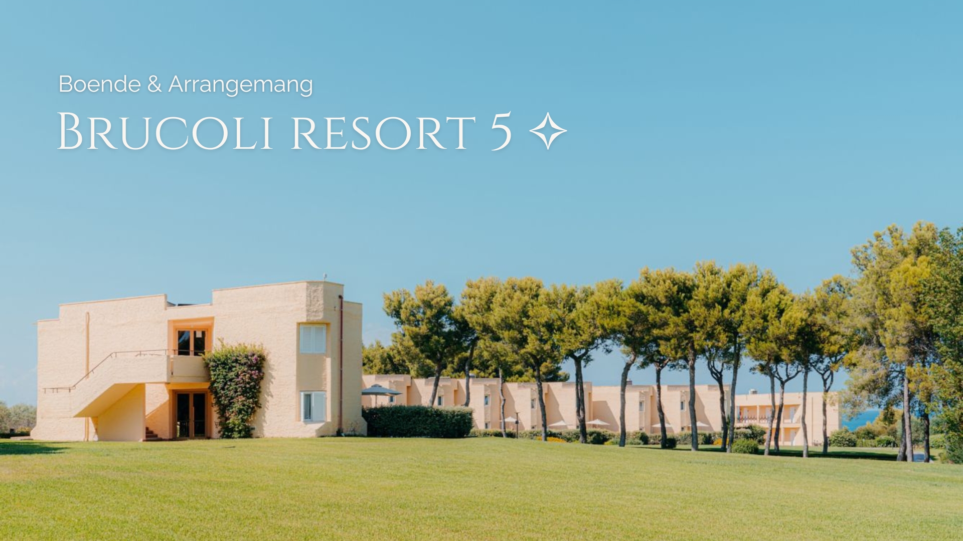 Brucoli Resort Five stars hotell vacker utsikt över Sicilien