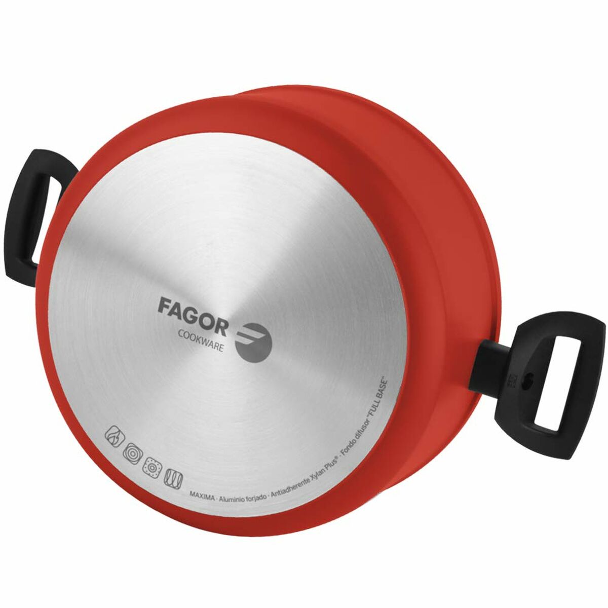Kastrull Fagor Maxima Röd Ø 20 x 10 cm - InredningsExperten.se