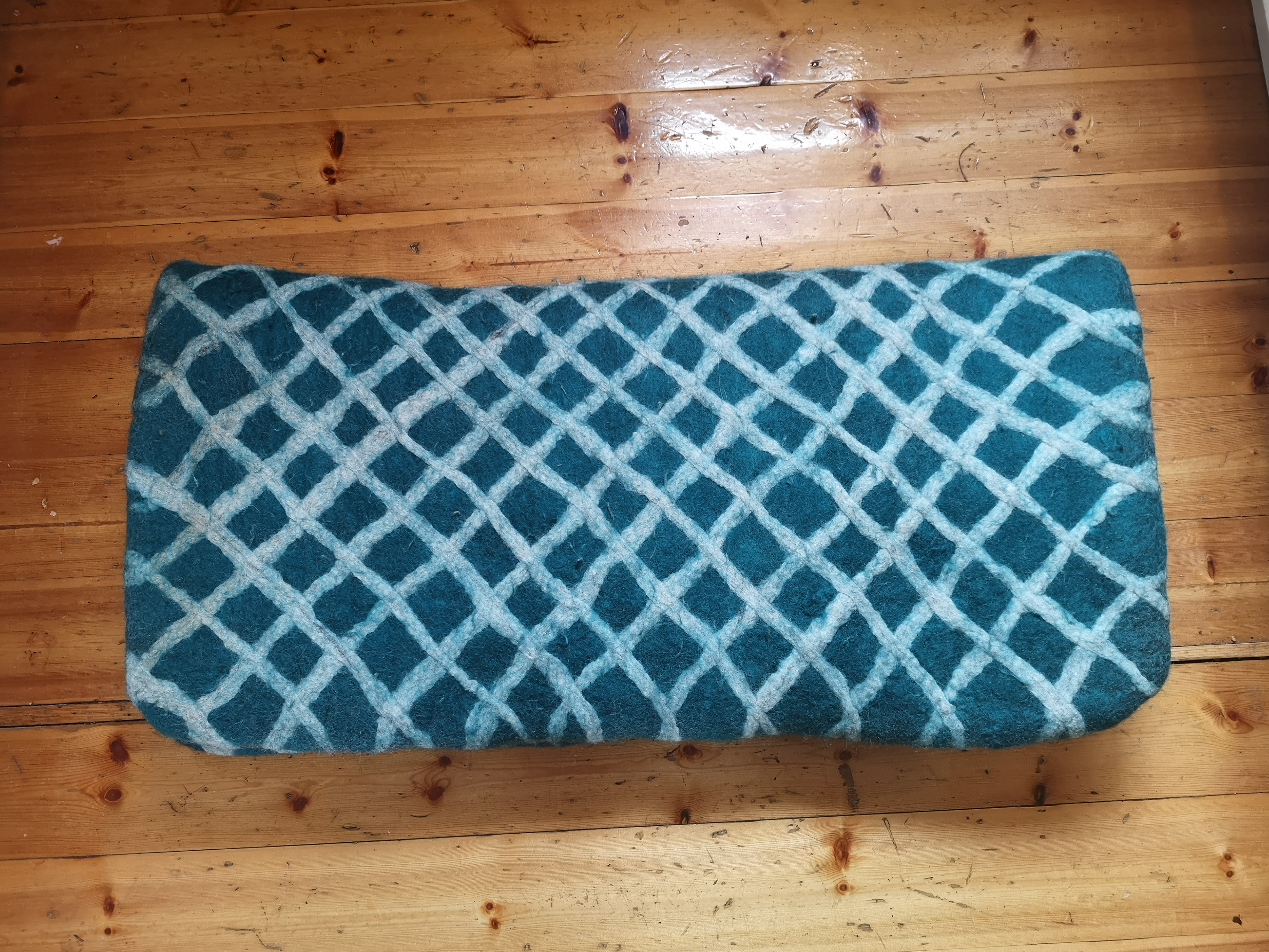 Diamant mönstrad pad