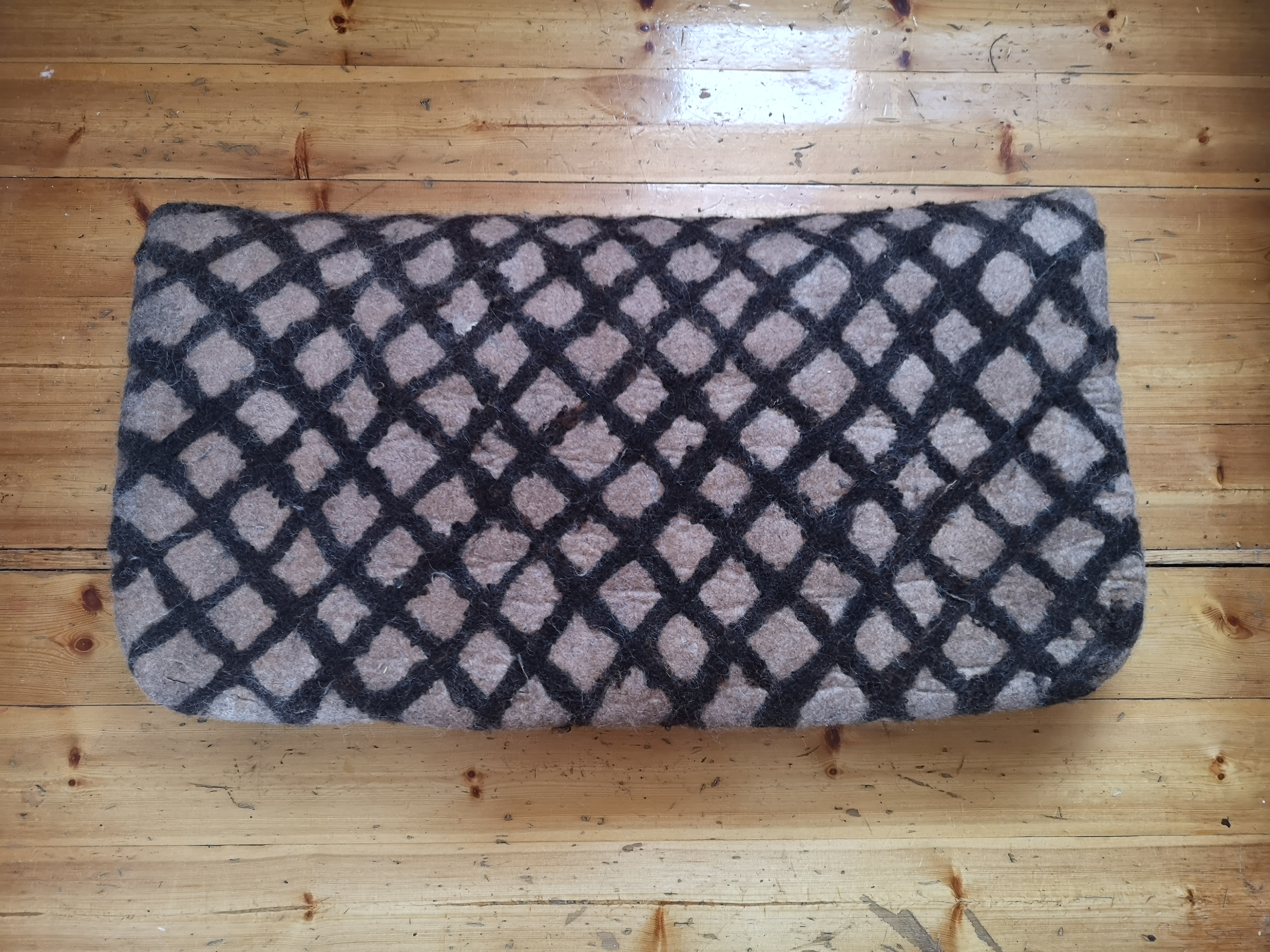 Diamant mönstrad pad