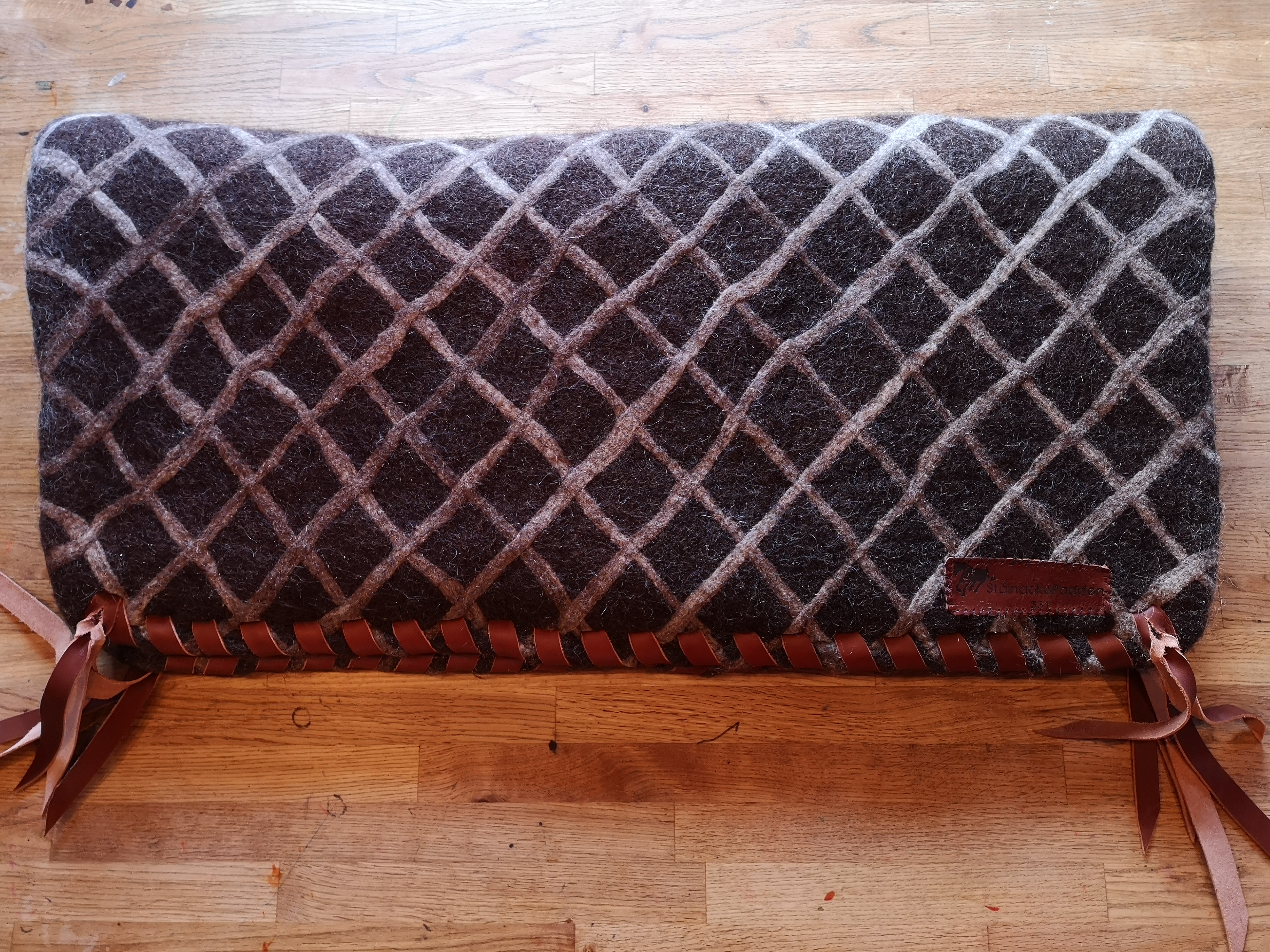 Diamant mönstrad pad