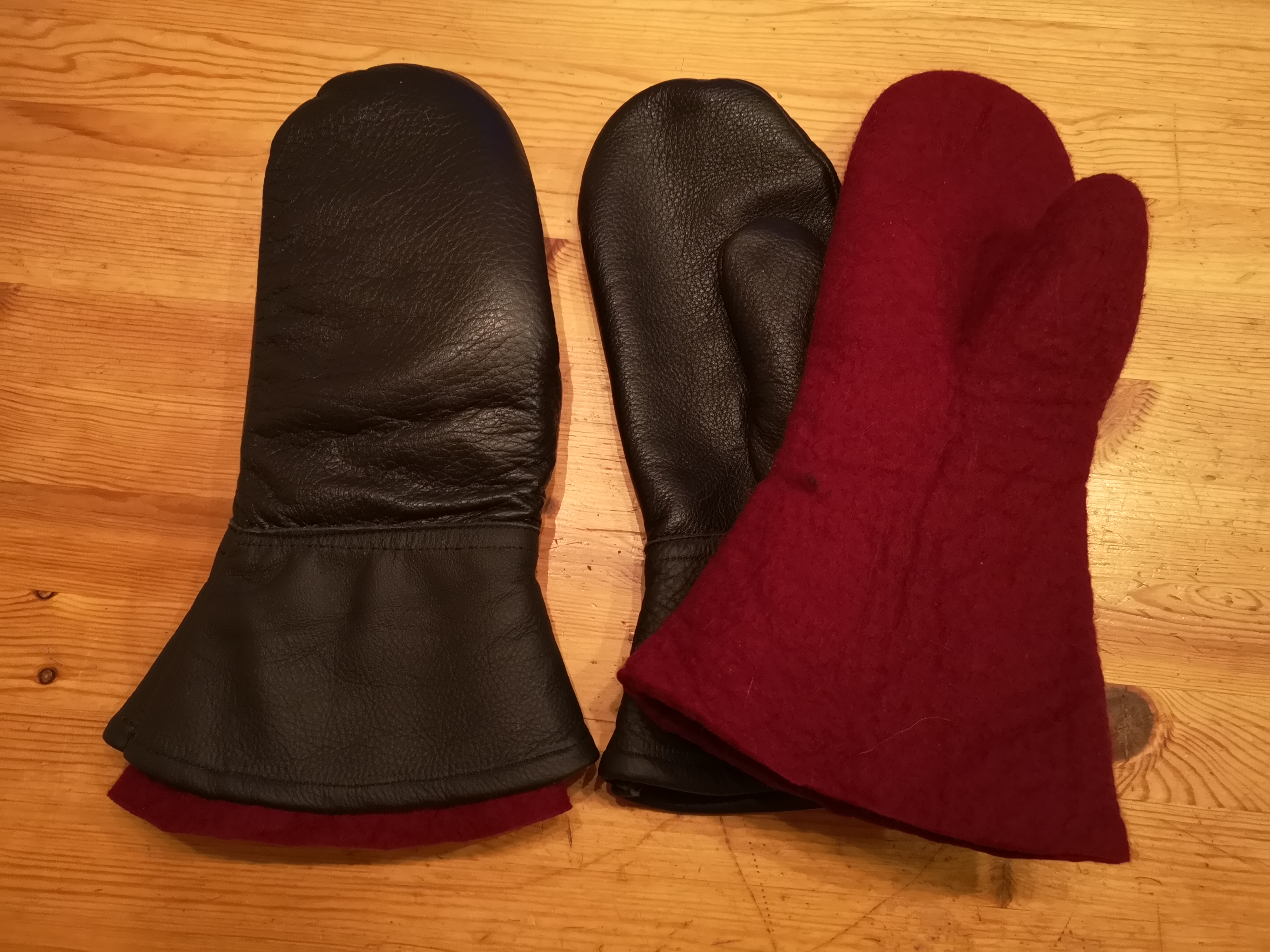 Paket Järvhandsken modell skoterhandske plus tovade innervantar.
