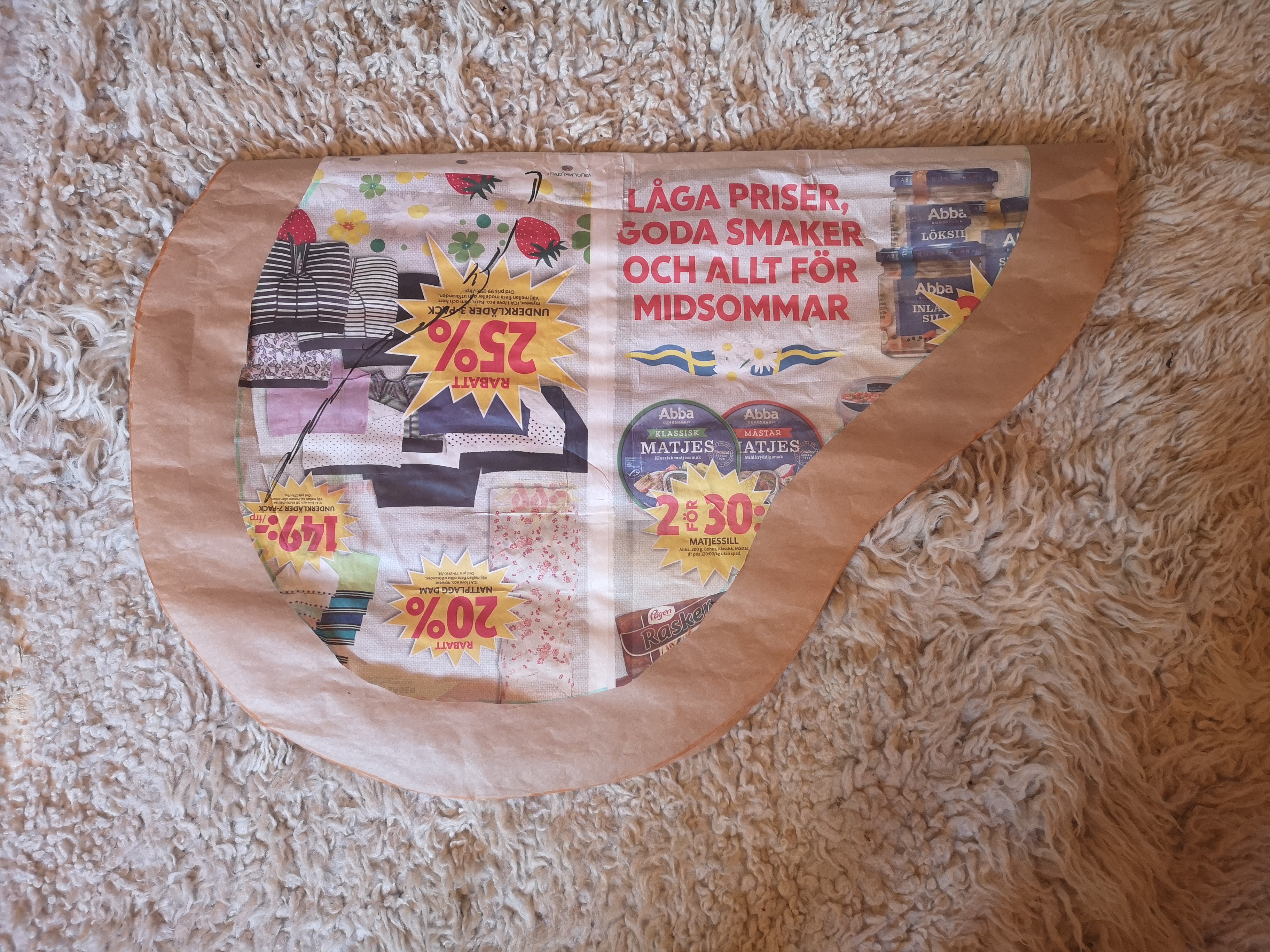 Pad från egen mall 