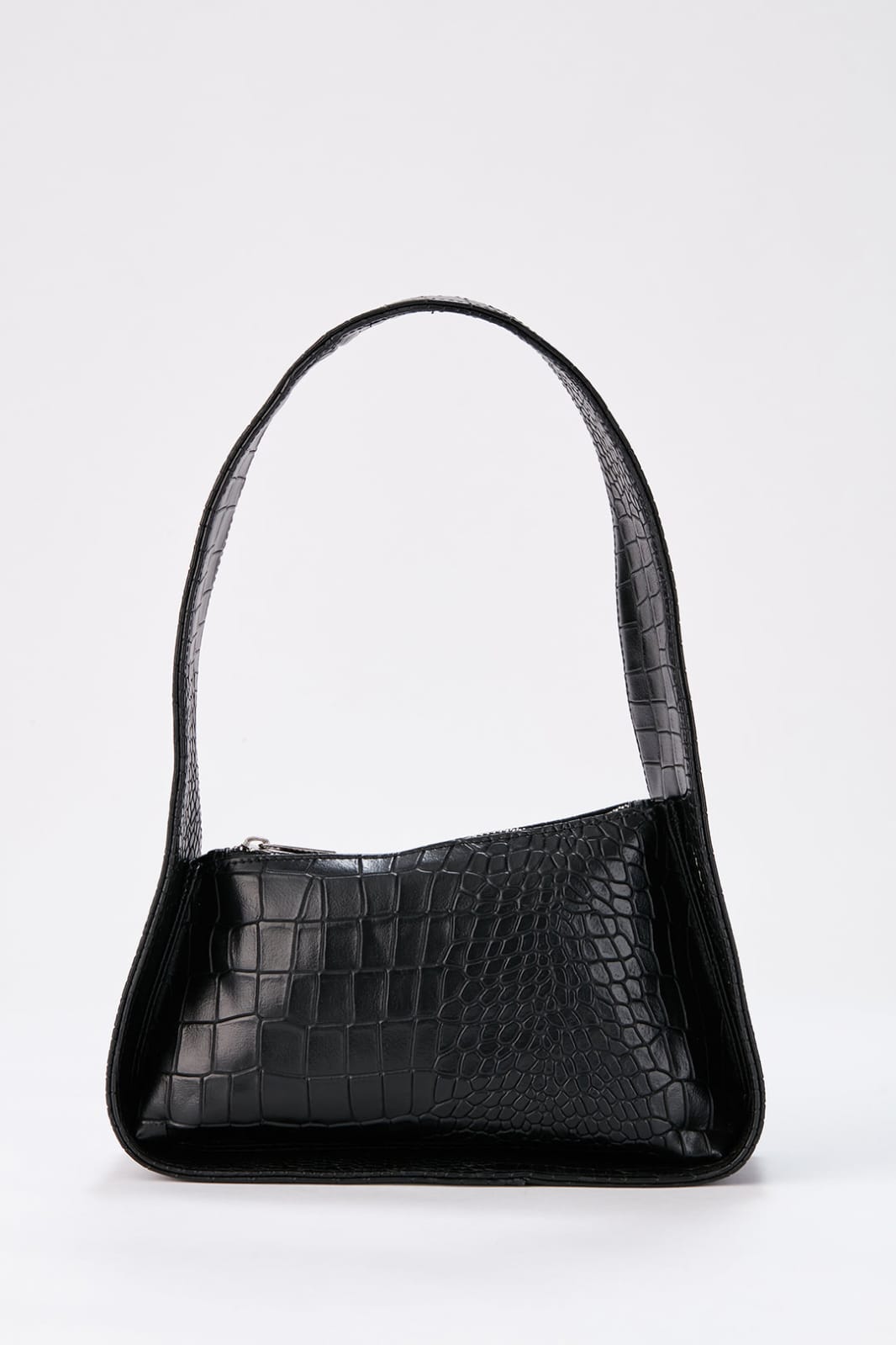 black croco bag