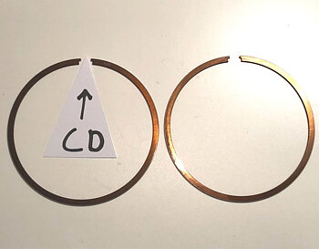 Piston ring for  XP- Race Pistons  71,00 mm