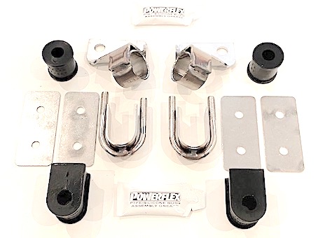 Komplett kit 16mm krängningshämmarfästen Saab 93-96 / V4 
