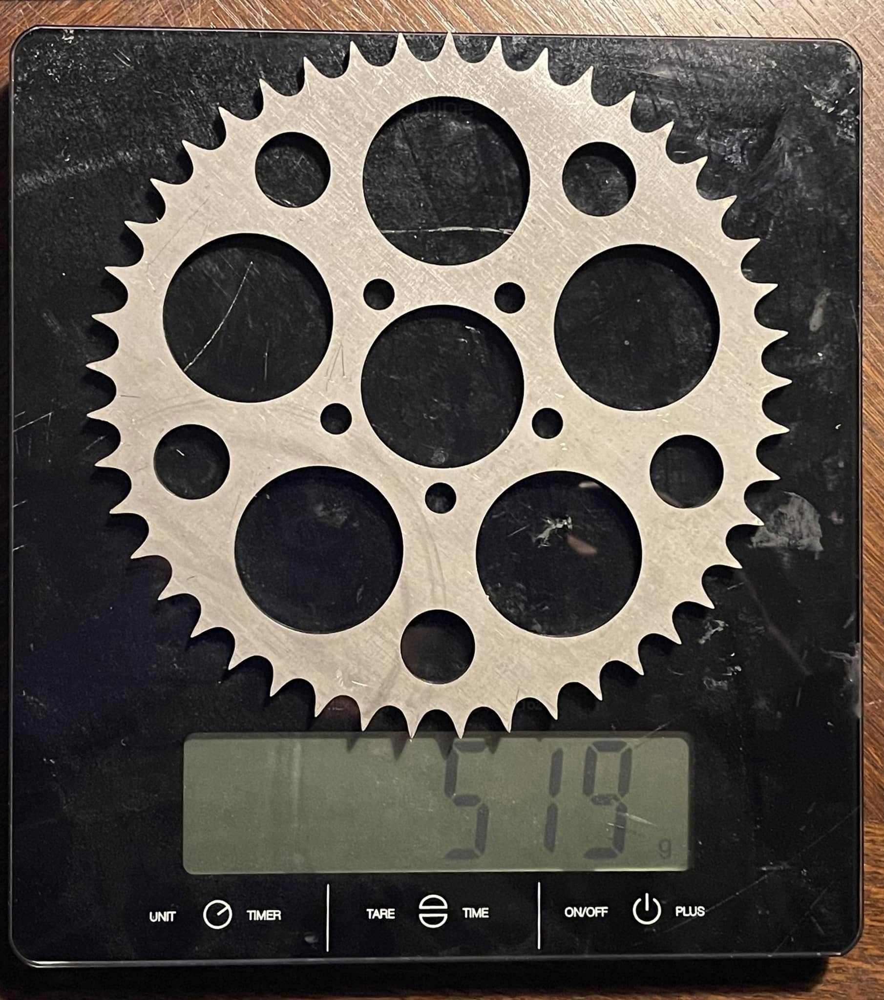 Rear sprocket 45 Tooth Steel Blackmill