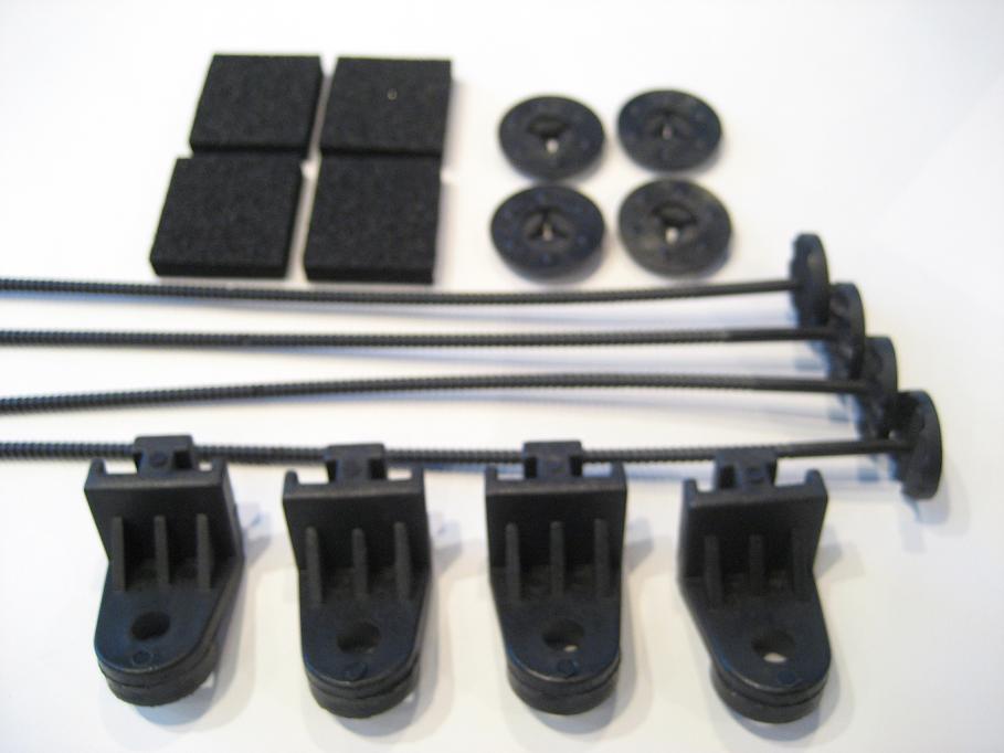 XP Mounting straps for electrical cooling fan