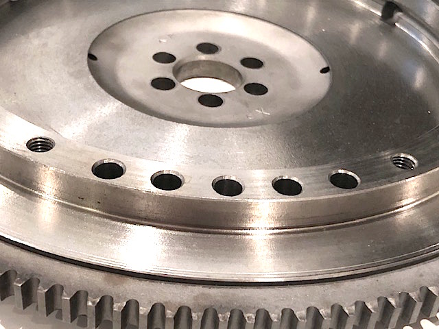 Lättat och modifierat 200 mm svänghjul Saab V4 - 2