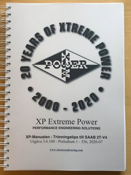 XP Manual for Saab 2-stroke and V4 tuning, Swedish