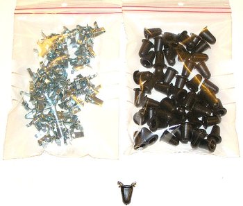 Saab 96 skärmar listclips kit