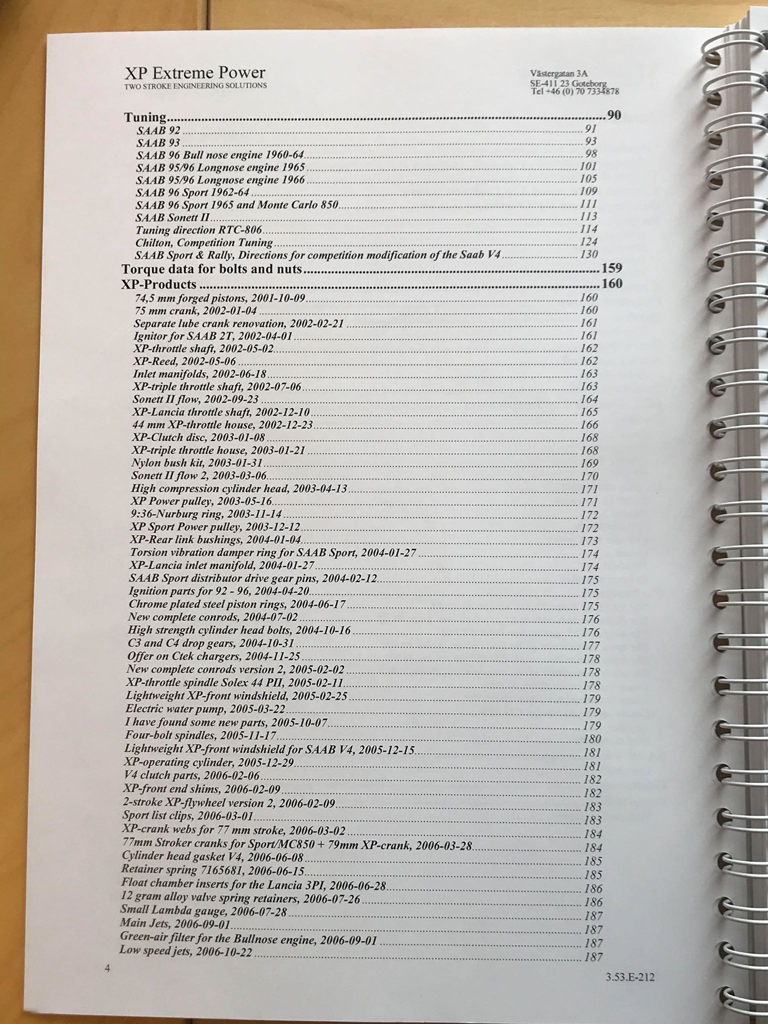 XP Manual for Saab 2-stroke and V4 tuning, In English - 3