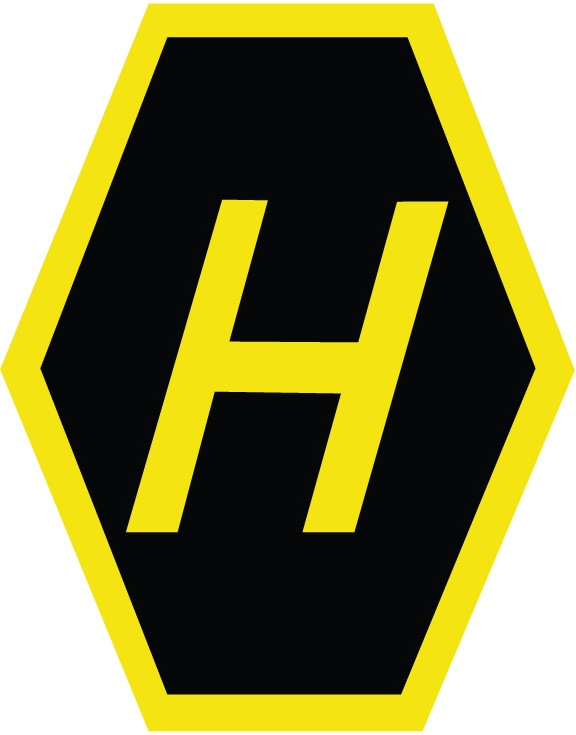 H klistermärke