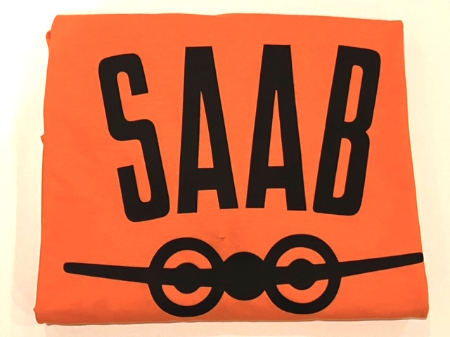 T-shirt SAAB "Indiskt Gul" kortärmad (Storlek Large) - 2
