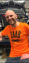 T-shirt SAAB "Indian Yellow" short sleved (Size X-Large)