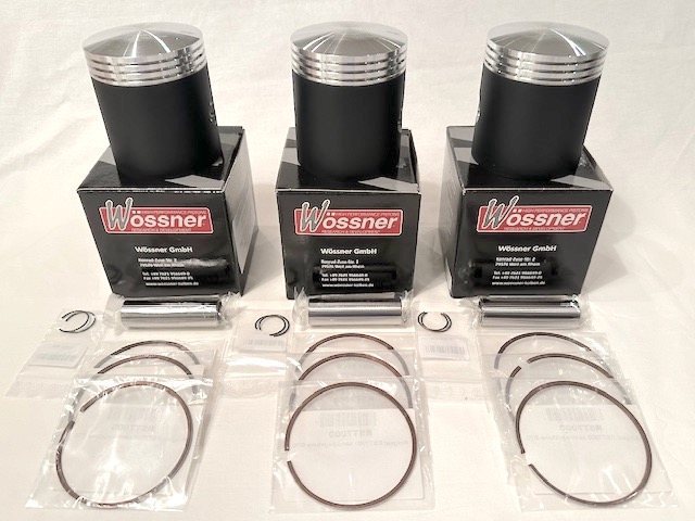 Complete set of XP original Saab  pistons 70.50 mm - 854 cc