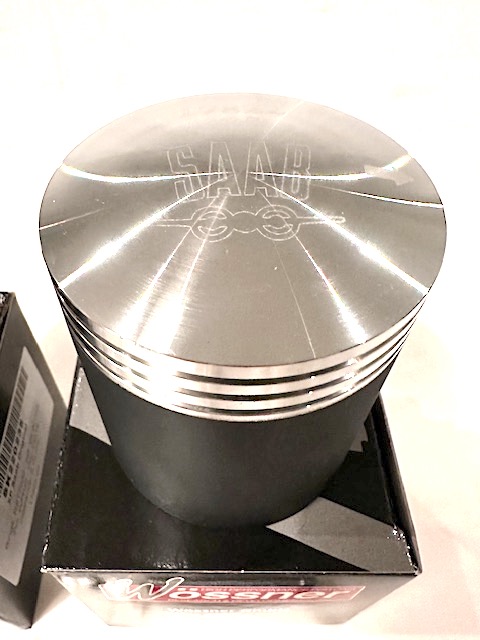 Complete set of XP original Saab  pistons 70.50 mm - 854 cc - 2
