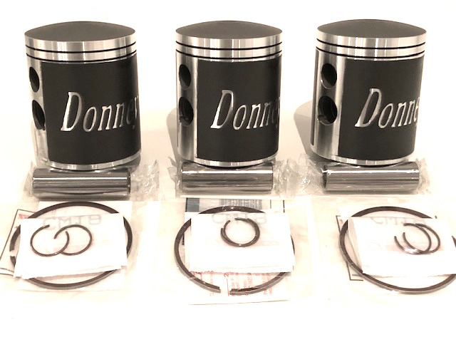 Complete set of Donney pistons 66.0 mm - 748 cc