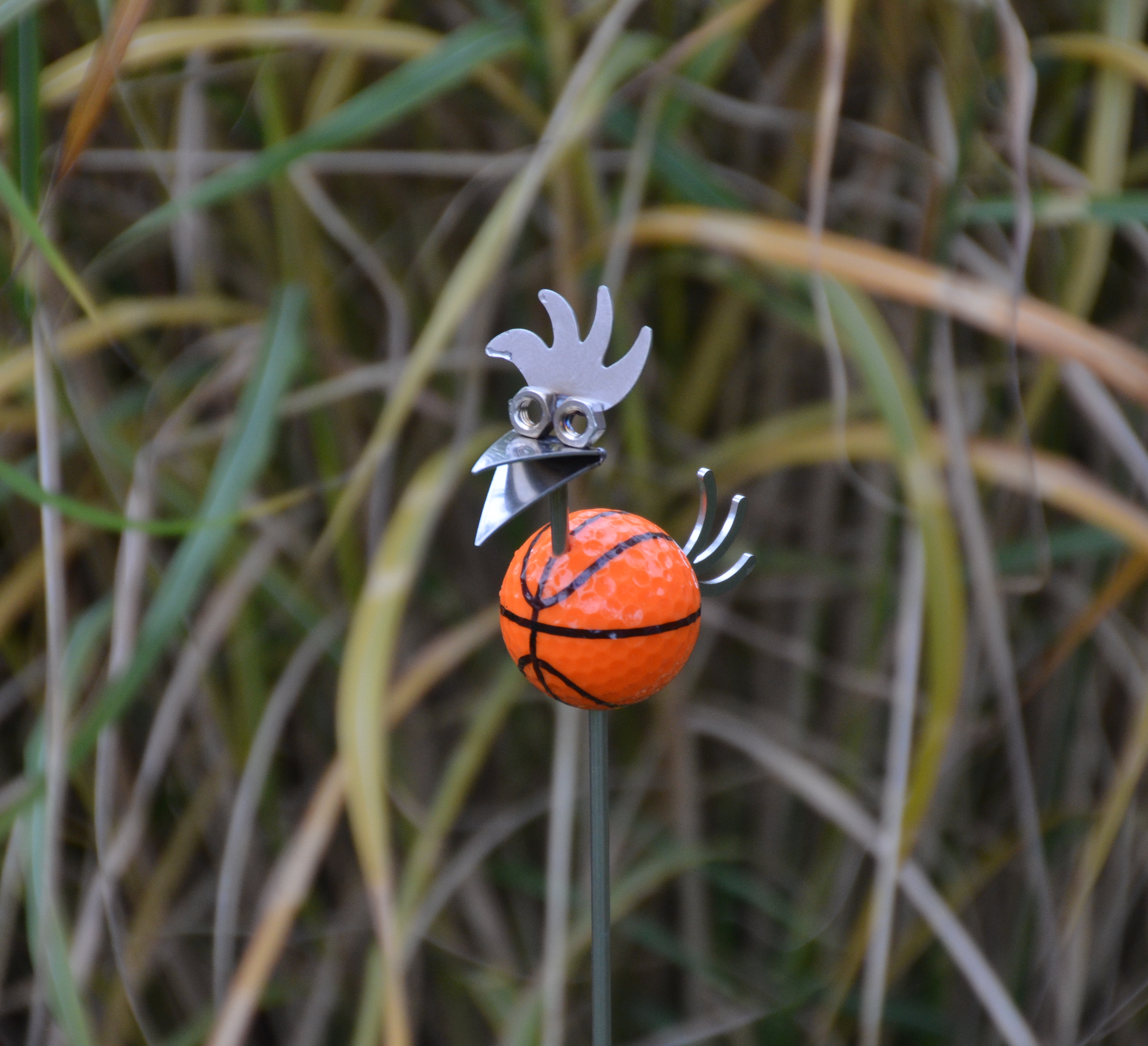 Golffågel Basket På Pinne