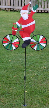 Vindspel Cyklande Jultomte