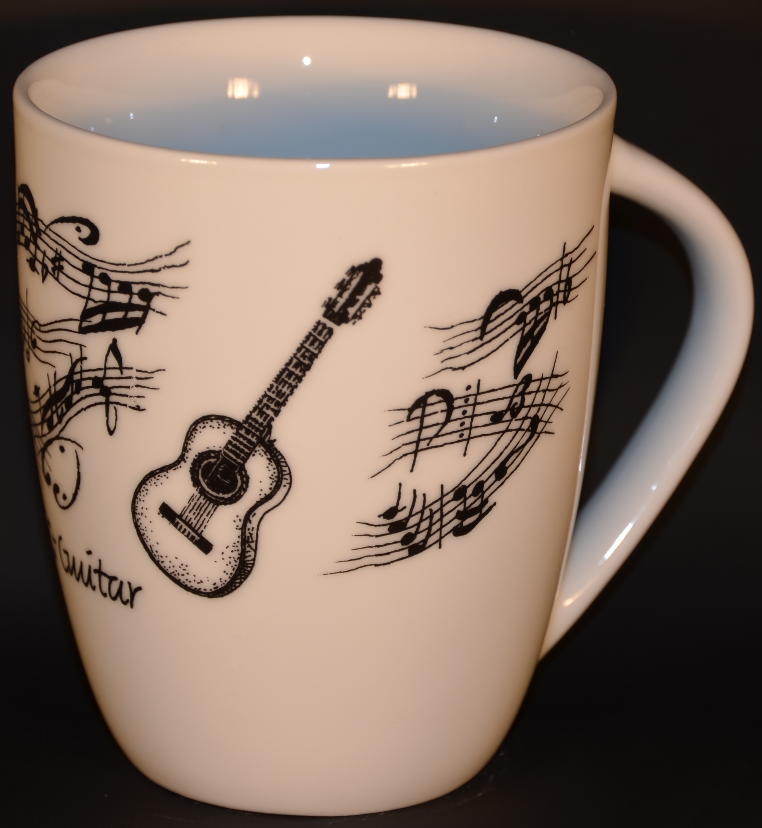 Mugg Vit Gitarr