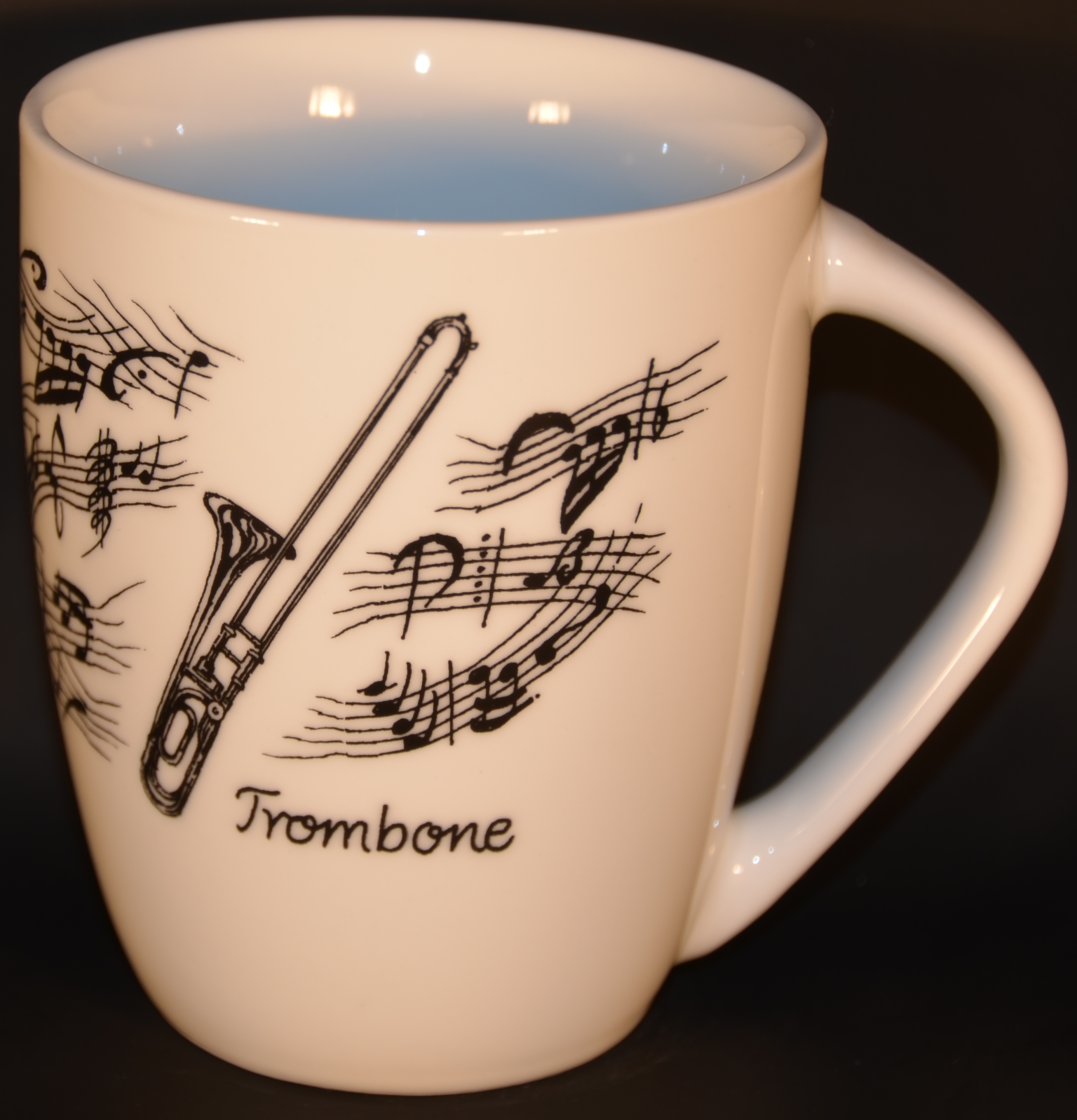 Mugg Vit Trombon
