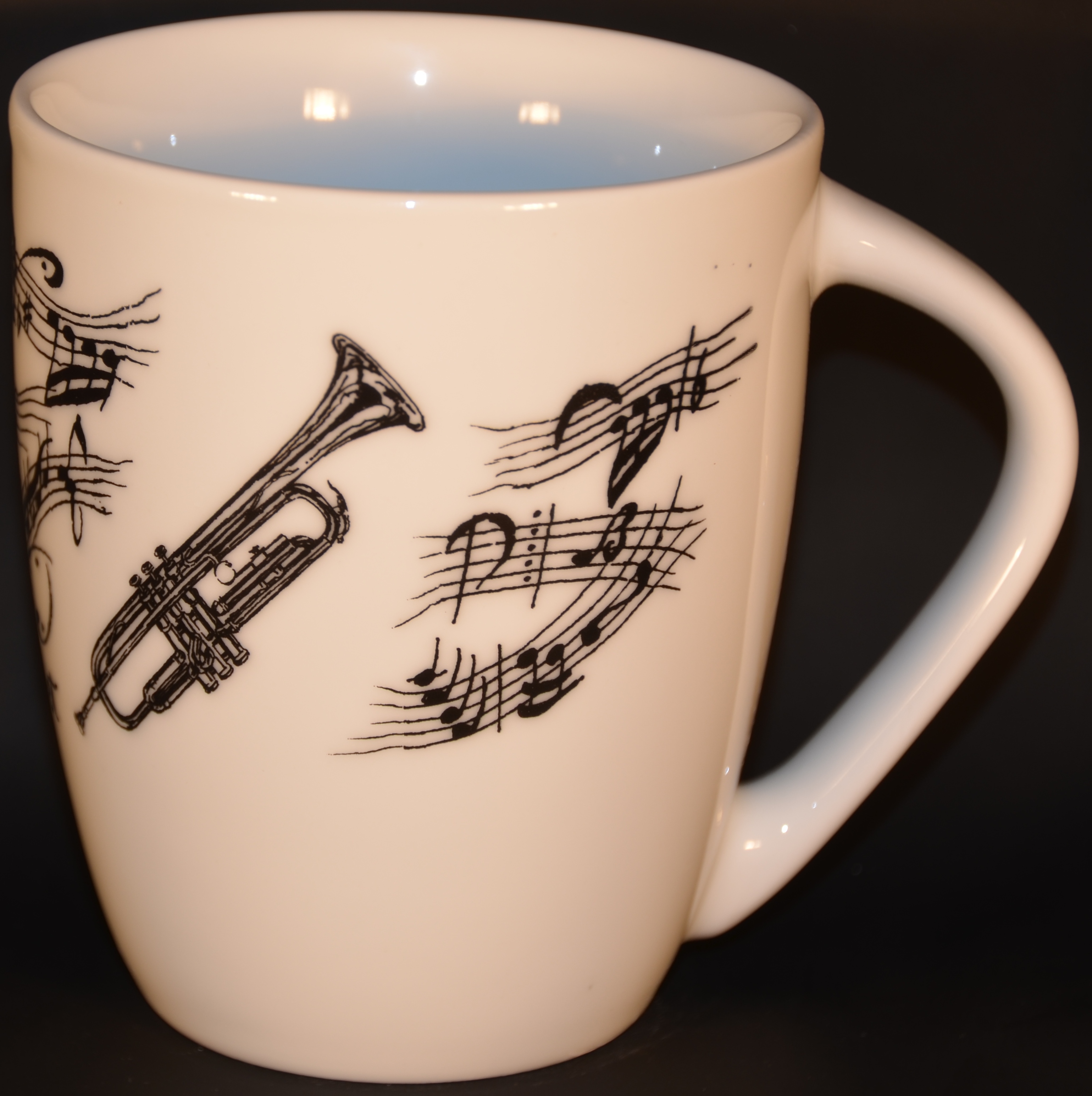 Mugg Vit Trumpet