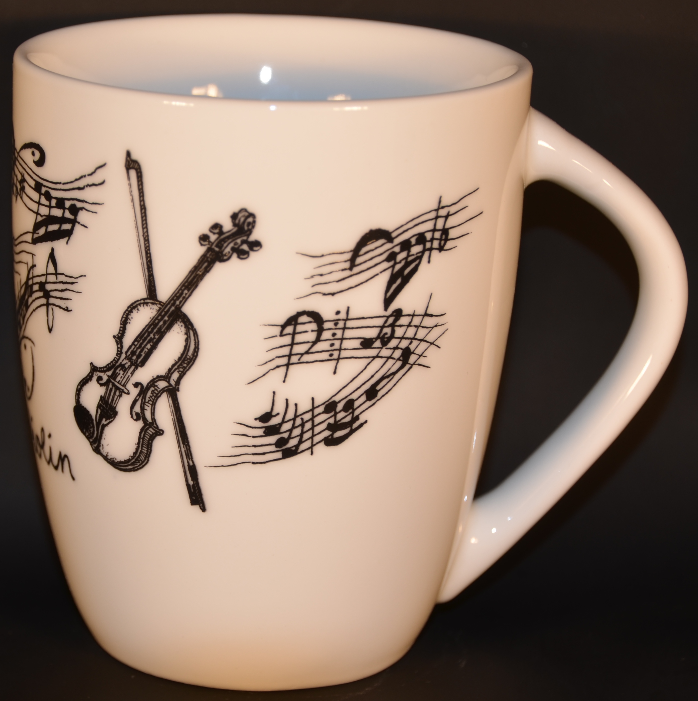Mugg Vit Violin