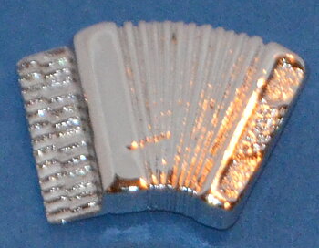 Pin Dragspel Silver