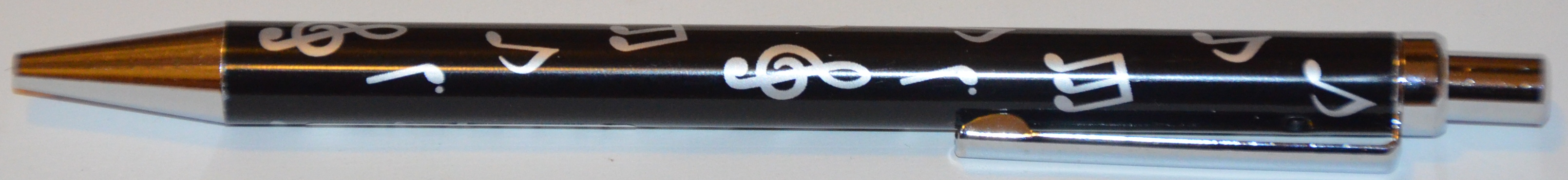Bläckpenna Svart Noter