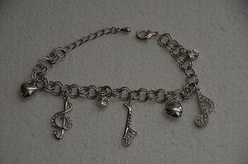 Armband Berlocker Musik