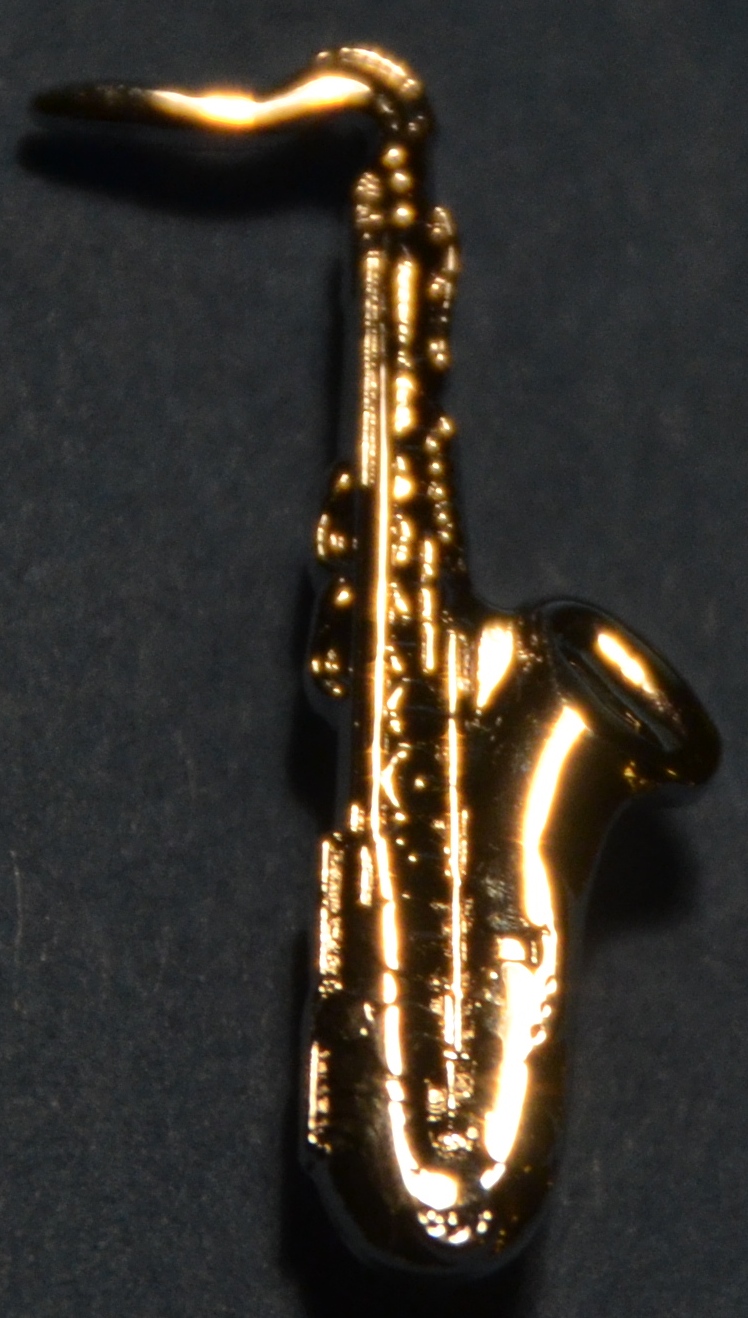 Pin Saxofon Silver