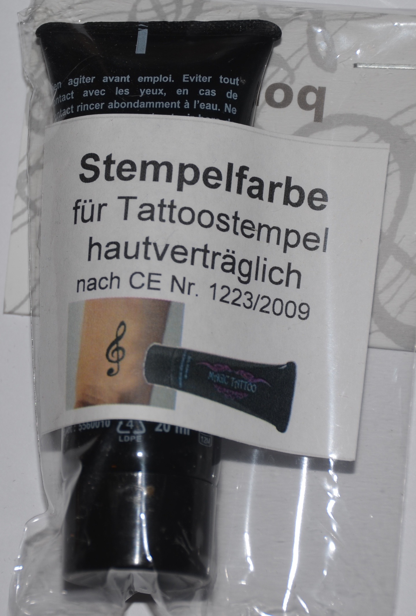 Tatueringsset Noter - 2